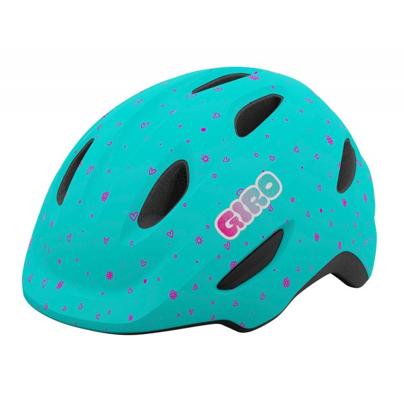 Kask dziecięcy GIRO SCAMP matte screaming teal (NEW)