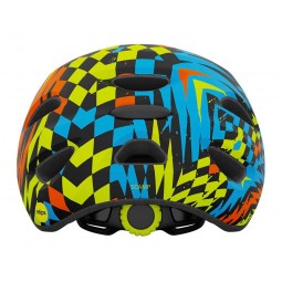 Kask dziecięcy GIRO SCAMP INTEGRATED MIPS matte black check fade (NEW)