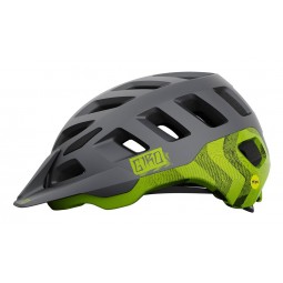 Kask mtb GIRO RADIX matte metallic black ano lime roz. L (59-63 cm) (NEW)