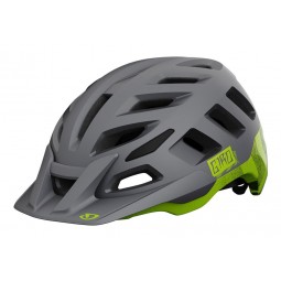 Kask mtb GIRO RADIX matte metallic black ano lime roz. L (59-63 cm) (NEW)