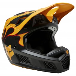 KASK FOX V3 SUPR TRIK LE BLACK/YELLOW/YELLOW