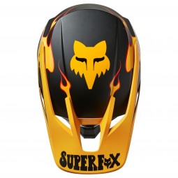 KASK FOX V3 SUPR TRIK LE BLACK/YELLOW/YELLOW