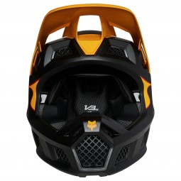 KASK FOX V3 SUPR TRIK LE BLACK/YELLOW/YELLOW