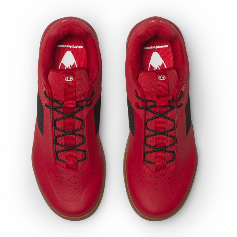 BUTY CRANK BROTHERS STAMP LACE RED/BLACK - GUM OUTSOLE PUMPFORPEACE EDITION 11.5 (45 EU)