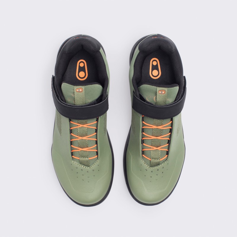 BUTY CRANK BROTHERS STAMP SPEEDLACE GREEN/ORANGE -BLACK OUTSOLE 11.5 (45 EU)