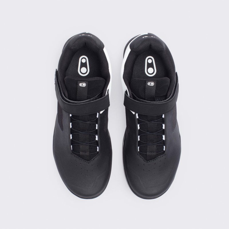 BUTY CRANK BROTHERS MALLET SPEEDLACE BLACK/WHITE - BLACK OUTSOLE 11.5 (45 EU)