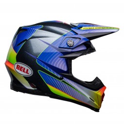 KASK BELL MOTO-9S FLEX PRO CIRCUIT 23 SILVER METALLIC FLAKE
