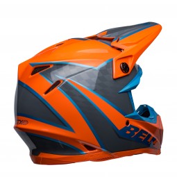 KASK BELL MOTO-9S FLEX SPRITE ORANGE/GREY
