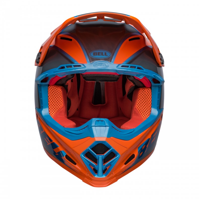 KASK BELL MOTO-9S FLEX SPRITE ORANGE/GREY