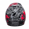 KASK BELL MX-9 MIPS TAGGER SPLATTER BRIGHT RED/GREY