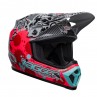 KASK BELL MX-9 MIPS TAGGER SPLATTER BRIGHT RED/GREY