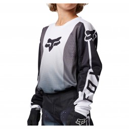 BLUZA FOX JUNIOR 180 LEED BLACK/WHITE