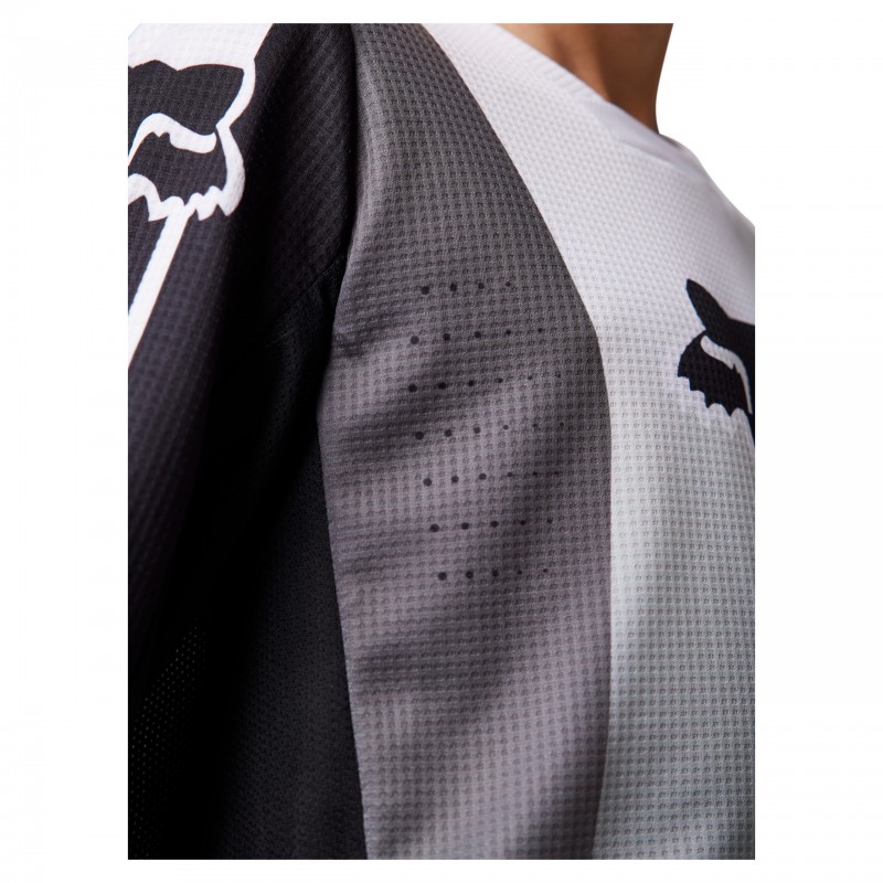 BLUZA FOX JUNIOR 180 LEED BLACK/WHITE