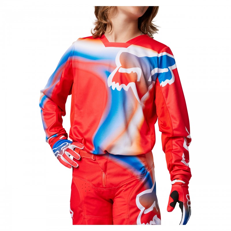 BLUZA FOX JUNIOR 180 TOXSYK FLUO RED