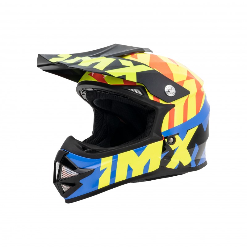 KASK IMX FMX-01 JUNIOR BLACK/FLUO YELLOW/BLUE/FLUO RED