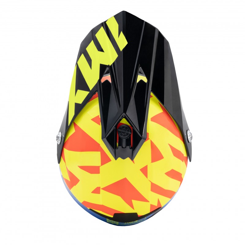 KASK IMX FMX-01 JUNIOR BLACK/FLUO YELLOW/BLUE/FLUO RED