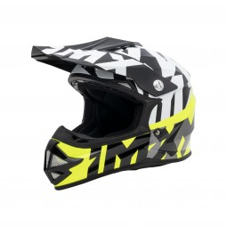 KASK IMX FMX-01 JUNIOR BLACK/WHITE/FLO YELLOW/GREY