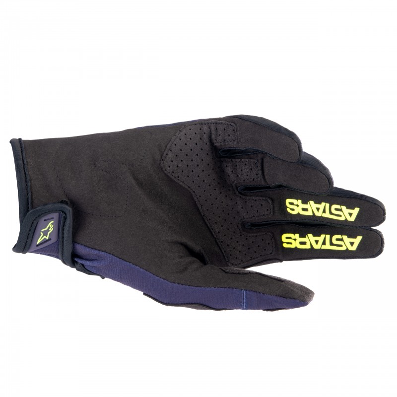 RĘKAWICE ALPINESTARS TECHSTAR NIGHT NAVY/FLUO YELLOW