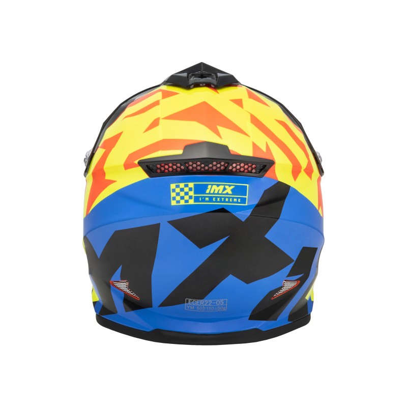 KASK IMX FMX-01 JUNIOR BLACK/FLUO YELLOW/BLUE/FLUO RED