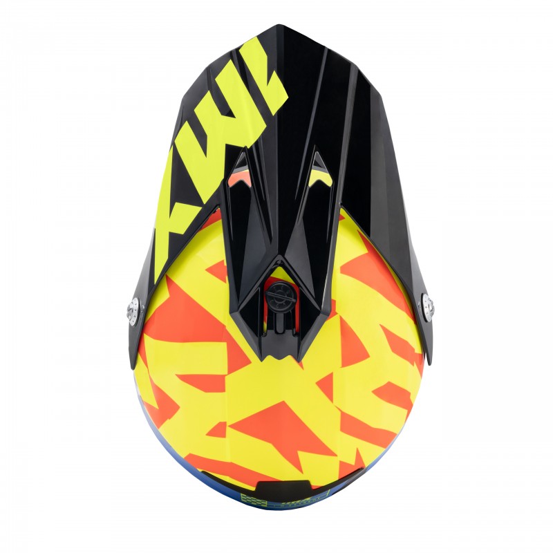 KASK IMX FMX-01 JUNIOR BLACK/FLUO YELLOW/BLUE/FLUO RED