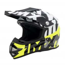 KASK IMX FMX-01 JUNIOR BLACK/WHITE/FLO YELLOW/GREY