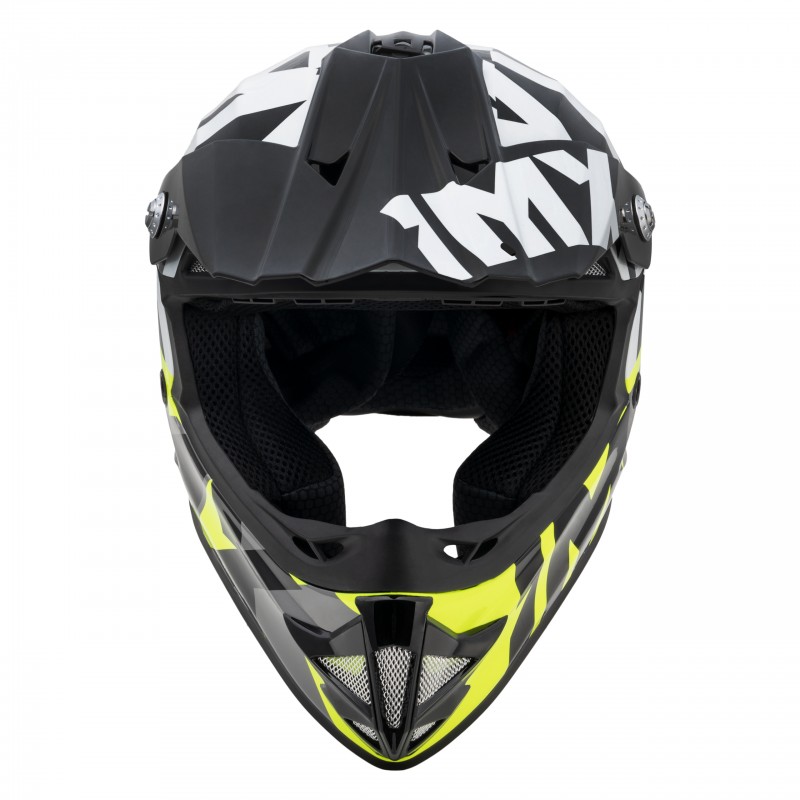 KASK IMX FMX-01 JUNIOR BLACK/WHITE/FLO YELLOW/GREY