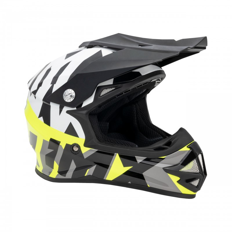 KASK IMX FMX-01 JUNIOR BLACK/WHITE/FLO YELLOW/GREY