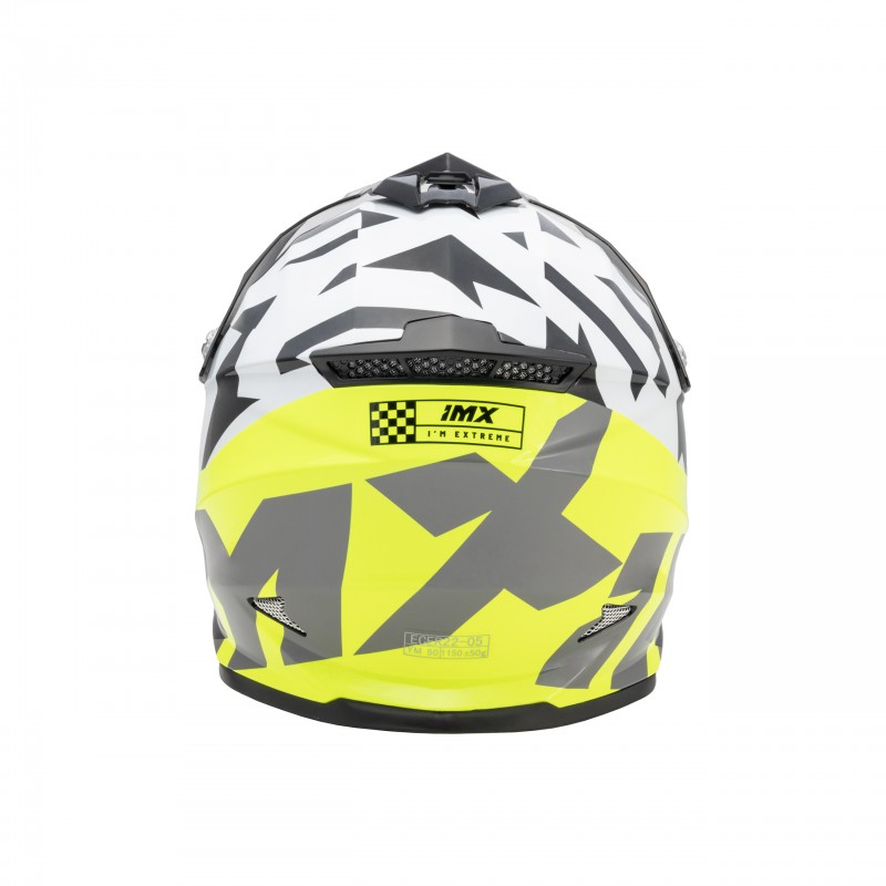 KASK IMX FMX-01 JUNIOR BLACK/WHITE/FLO YELLOW/GREY