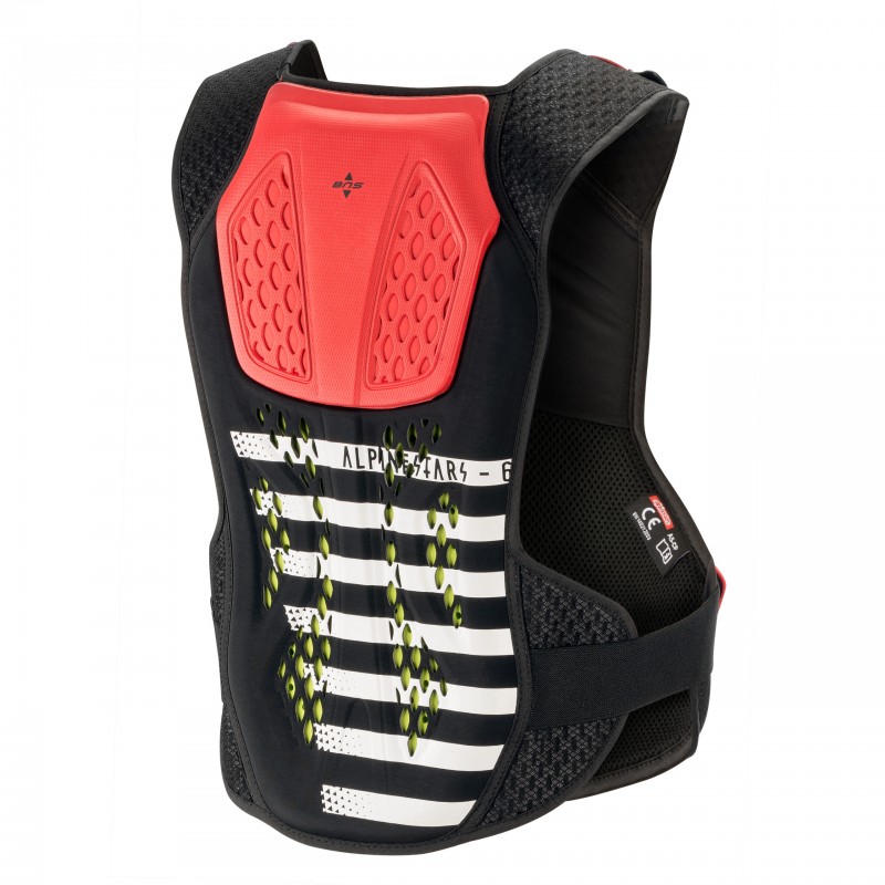 OCHRANIACZ KLATKI PIERSIOWEJ ALPINESTARS SEQUENCE BLACK/WHITE/RED