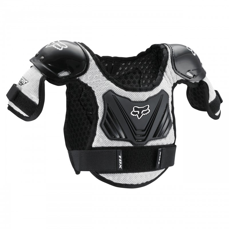 OCHRANIACZ KLATKI PIERSIOWEJ FOX JUNIOR PEEWEE TITAN ROOST DEFLECTOR BLACK/SILVER