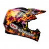 KASK BELL MOTO-9S FLEX TAGGER TROPICAL FEVER YELLOW/ORANGE