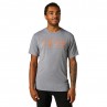 T-SHIRT FOX PINNACLE TECH GREY/ORANGE