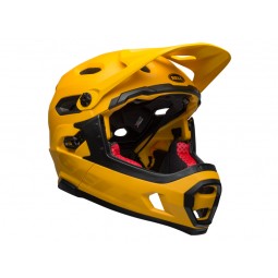 Kask full face BELL SUPER DH MIPS SPHERICAL matte gloss yellow black