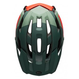 Kask full face BELL SUPER AIR R MIPS SPHERICAL matte gloss green infrared (NEW)