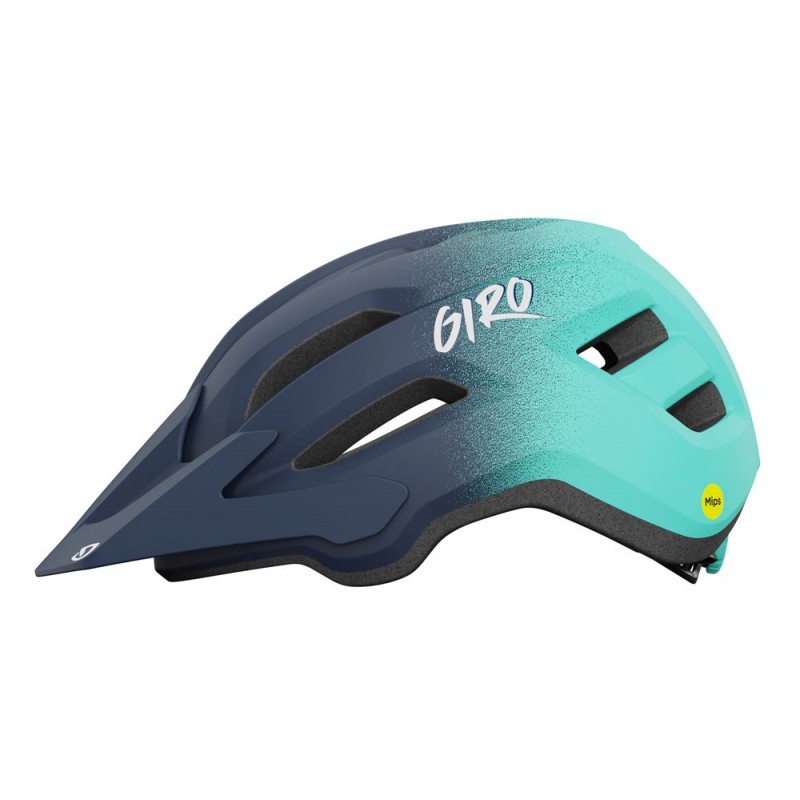 Kask dziecięcy juniorski GIRO FIXTURE II INTEGRATED MIPS matte midnight blue screaming teal fade roz. Uniwersalny (50-57 cm) (NE