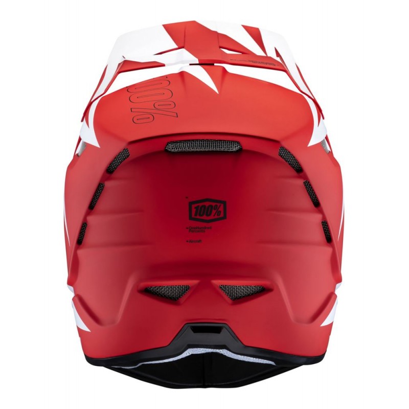 Kask full face 100% AIRCRAFT COMPOSITE Helmet Rapidbomb/Red roz. S (55-56 cm)