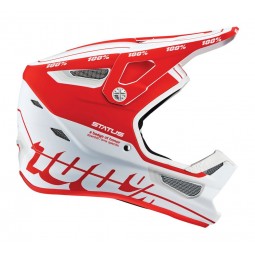 Kask full face 100% STATUS DH/BMX Helmet Topenga Red White roz. XXL (63-64 cm)