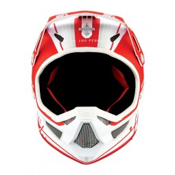 Kask full face 100% STATUS DH/BMX Helmet Topenga Red White roz. XXL (63-64 cm)