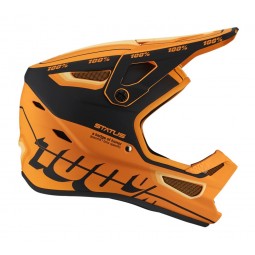 Kask full face 100% STATUS DH/BMX Helmet Topenga Orange Black roz. XS (53-54 cm)