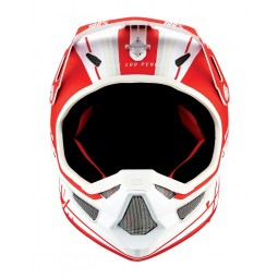 Kask full face 100% STATUS DH/BMX Helmet Topenga Red White roz. XS (53-54 cm)