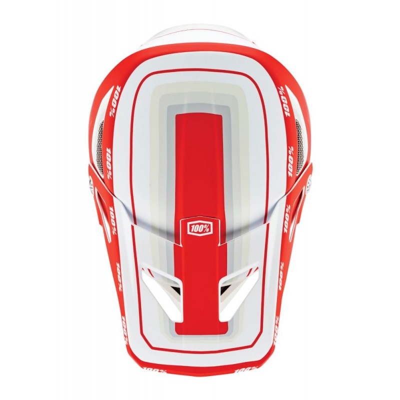 Kask full face 100% STATUS DH/BMX Helmet Topenga Red White roz. XS (53-54 cm)