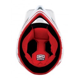 Kask full face 100% STATUS DH/BMX Helmet Topenga Red White roz. XS (53-54 cm)