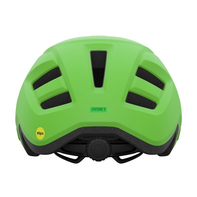 Kask dziecięcy juniorski GIRO FIXTURE II INTEGRATED MIPS matte bright green roz. Uniwersalny (50-57 cm) (NEW)