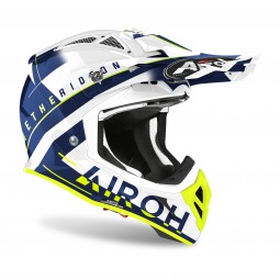 KASK AIROH AVIATOR ACE AMAZE BLUE GLOSS