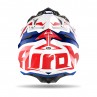 KASK AIROH AVIATOR ACE SWOOP RED/BLUE GLOSS