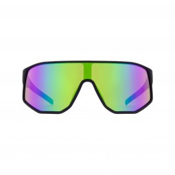 OKULARY RED BULL SPECT DASH BLACK/BROWN WITH GREEN REV