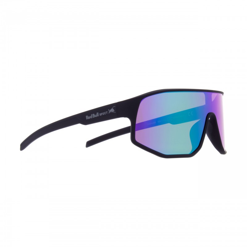 OKULARY RED BULL SPECT DASH BLACK/BROWN WITH GREEN REV