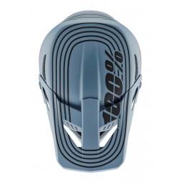Kask full face juniorski 100% STATUS DH/BMX Helmet Caltec Grey