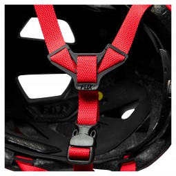 KASK ROWEROWY FOX JUNIOR MAINFRAME FLO RED