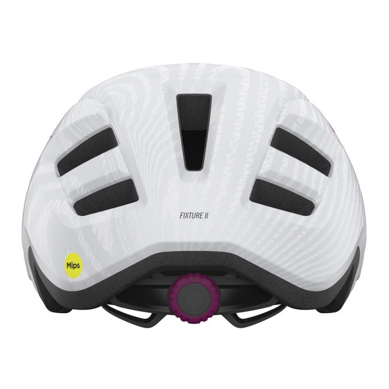 Kask dziecięcy juniorski GIRO FIXTURE II INTEGRATED MIPS matte white pearl white ripple fade roz. Uniwersalny (50-57 cm) (NEW)